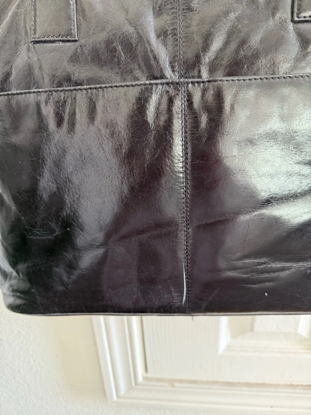 Latico Black Leather Shoulder Bag for Men - Classic Carry